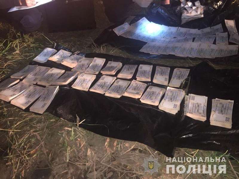 Утікаючи від поліції, депутат міськради викинув понад сто тисяч гривень в лісі