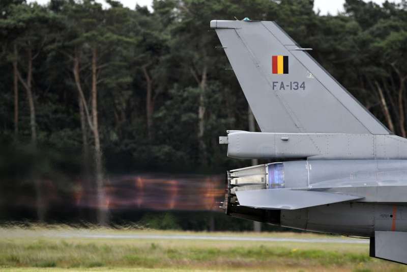 У Бельгії вибухнув літак-винищувач (фото)