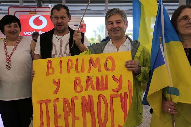 Ігри нескорених 2018: як українських спортсменів зустрічали в аеропорту Сіднея (фоторепортаж)