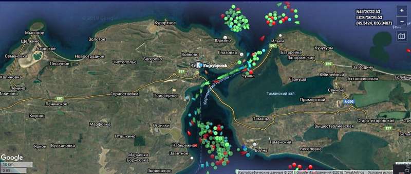 Росія не пропускає судна з прапорами ЄС і Туреччини через Керченську протоку, - ЗМІ