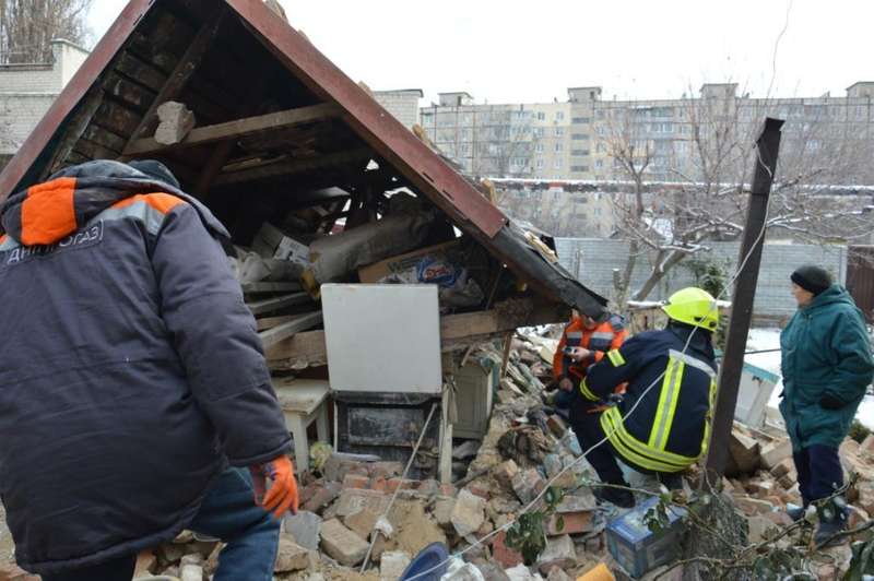 Вибух газу у Дніпрі вщент зруйнував цегляний будинок (фото)