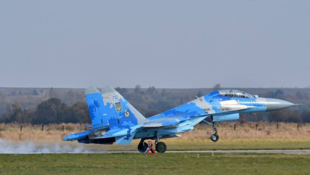 В Україні розбився винищувач Су-27