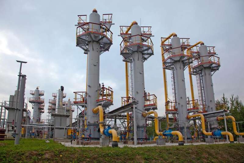 За два місяці запаси газу в газосховищах України скоротилися на 25%
