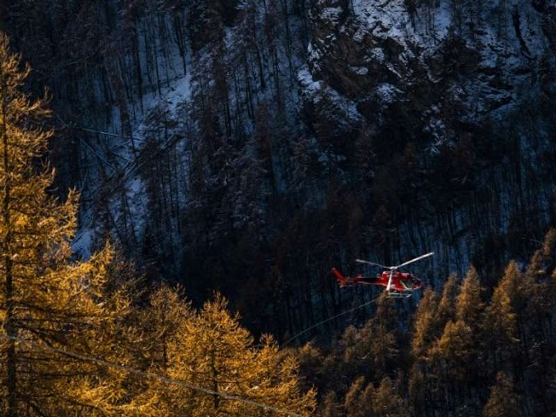 В Альпах зіткнулися літак з вертольотом