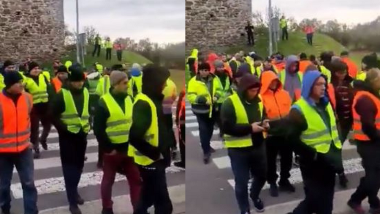 Українські водії влаштували власну акцію протесту у Польщі і перекрили дорогу, — польські ЗМІ