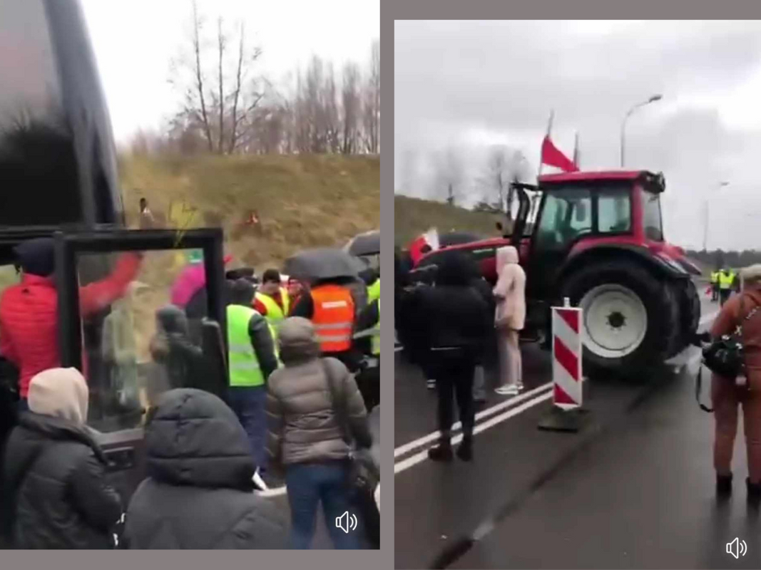 Кордон з Польщею: фермери напали на автобус з українцями і звернулись до Путіна