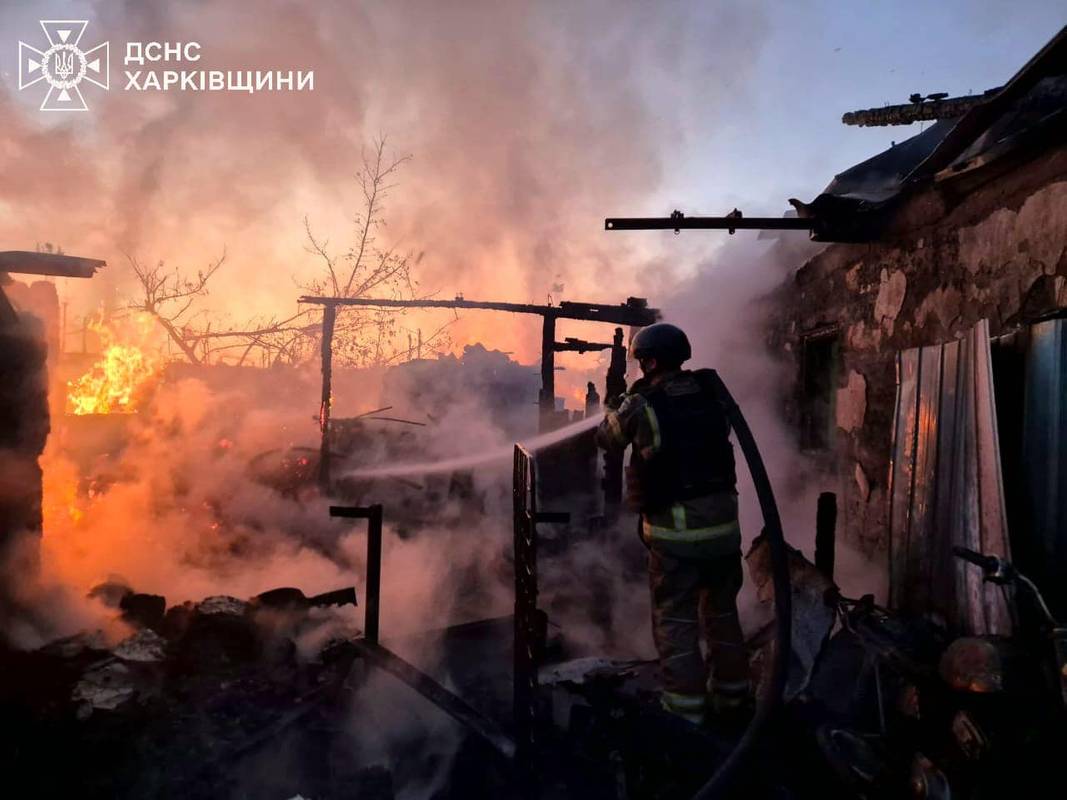 Фото ДСНС у Харківській області.