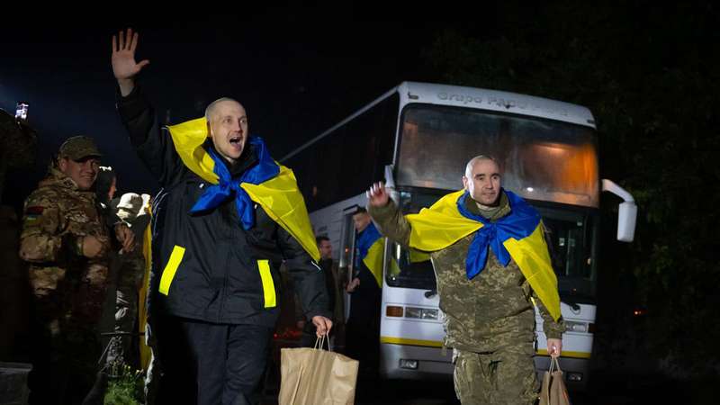 Фото з обміну у жовтні, джерело: Володимир Зеленський