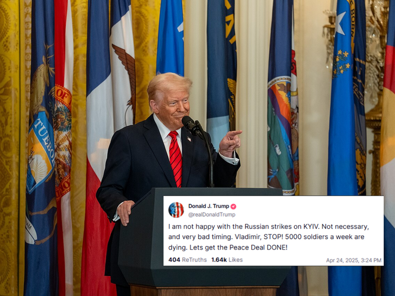 Трамп відреагував на удар по Києву, який забрав життя щонайменше восьми людей: Vladimir, STOP!