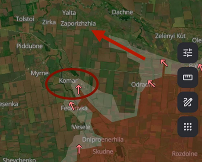 Ворог проривається на Запоріжжя та Дніпропетровщину: військові підтвердили втрату села Комар