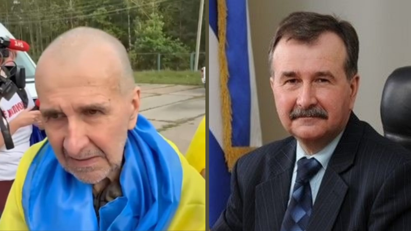Володимир Миколаєнко після полону і до нього.