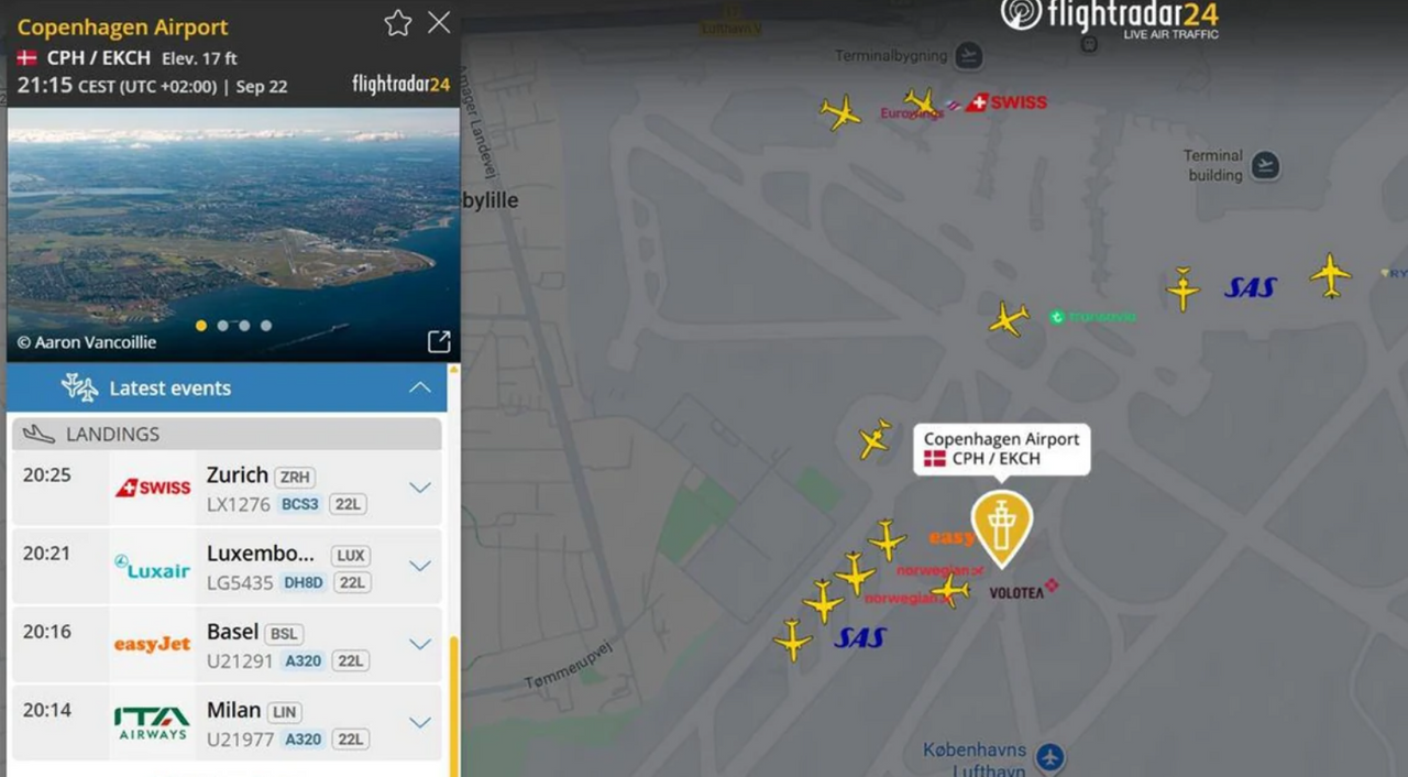Гібридна атака дронів на країни НАТО: невідомі БПЛА паралізували роботу аеропортів Копенгагена та Осло