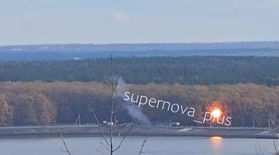 Дамба Бєлгородського водосховища частково зруйнована після обстрілу: вода заливає окопи загарбників (відео)
