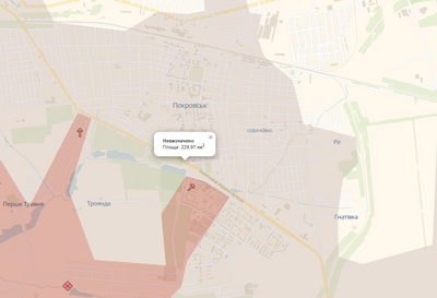 Скриншот мапи DeepState