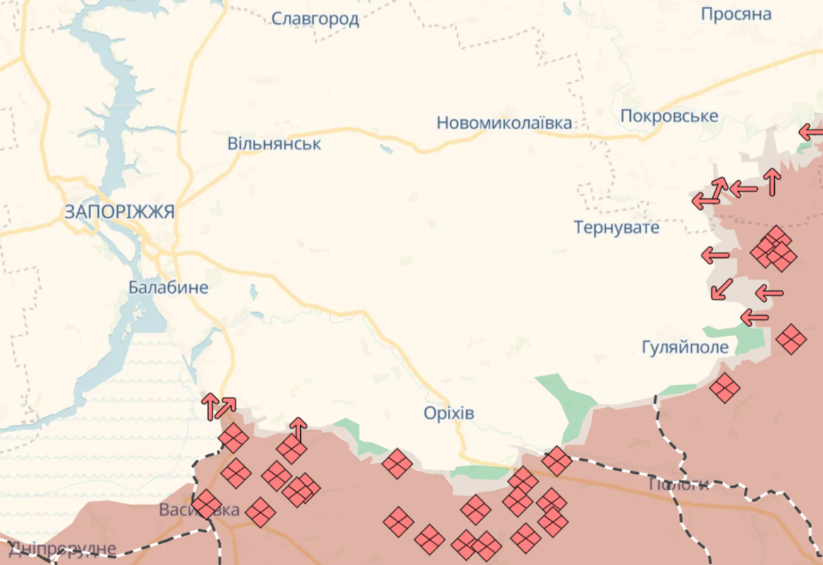 Карта deepstatemap.live