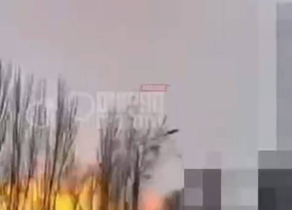 Момент прильоту у Дніпрі, скриншот з відео