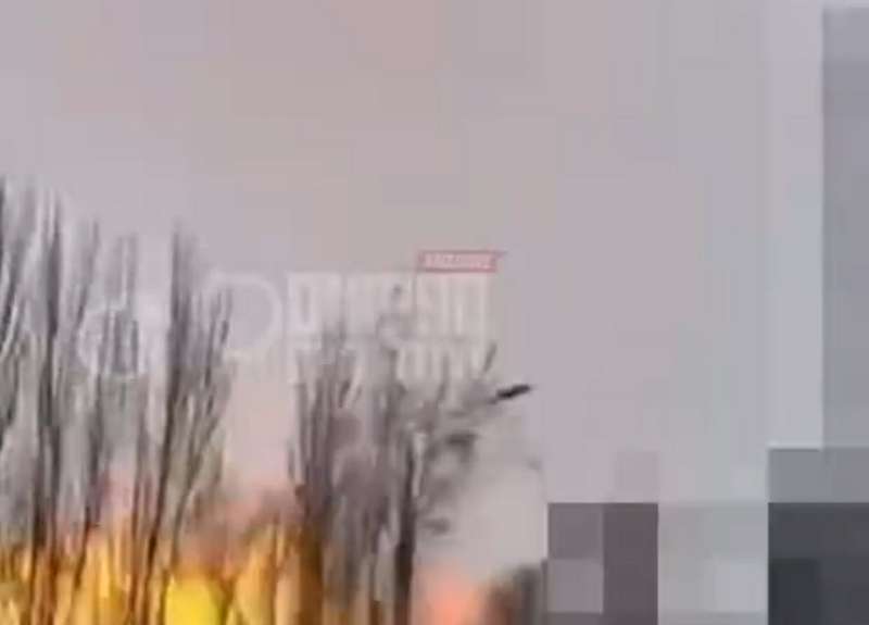 Момент прильоту у Дніпрі, скриншот з відео