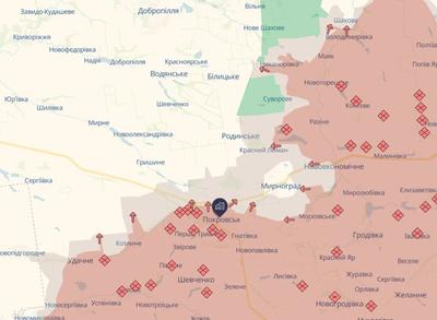 Скриншот мапи DeepState