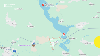 Водопостачання Харкова під загрозою: ворог скинув 6 КАБів на Печенізьку дамбу